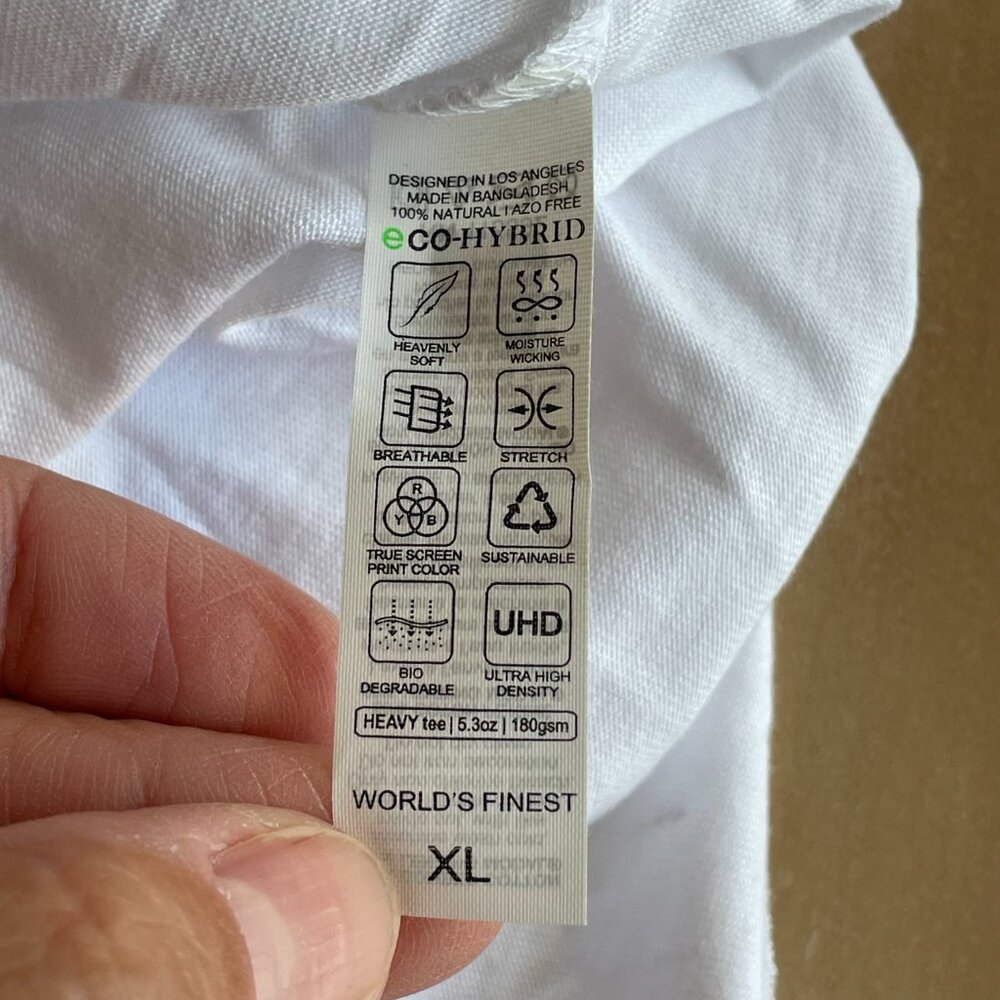 NEW Robin's Jeans Men's Bat White T-Shirt, Cotton/Modal - Size XL - Picture 12 of 12